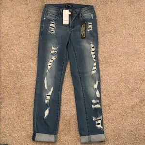 Bebe Destroyed Skinny Jean- Size 24